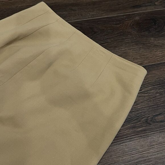 Ralph Lauren Skirt Wool Blend Midi Women’s 8 Petite Straight Classic Slits - Picture 3 of 12